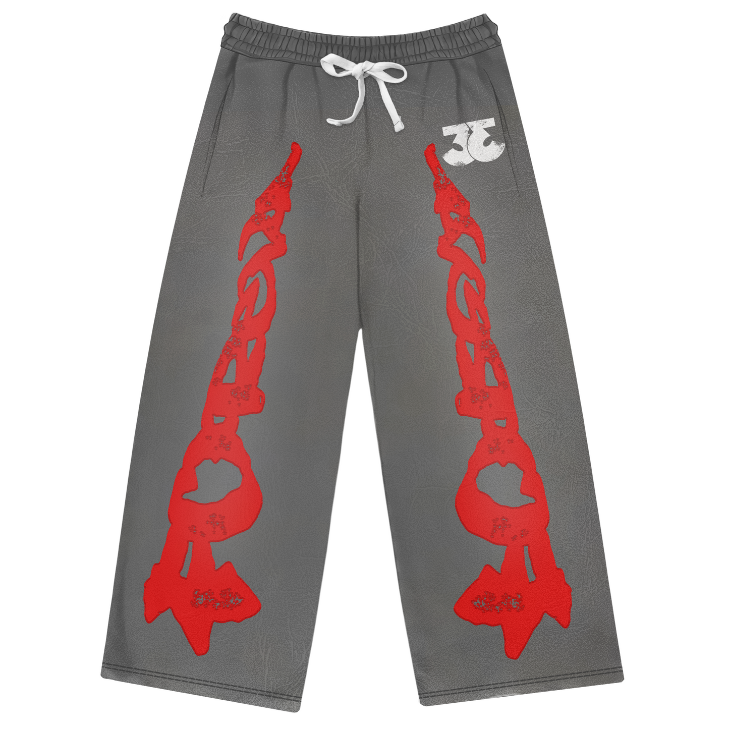 Gray TRӠYON Oversized Trousers (Unisex)