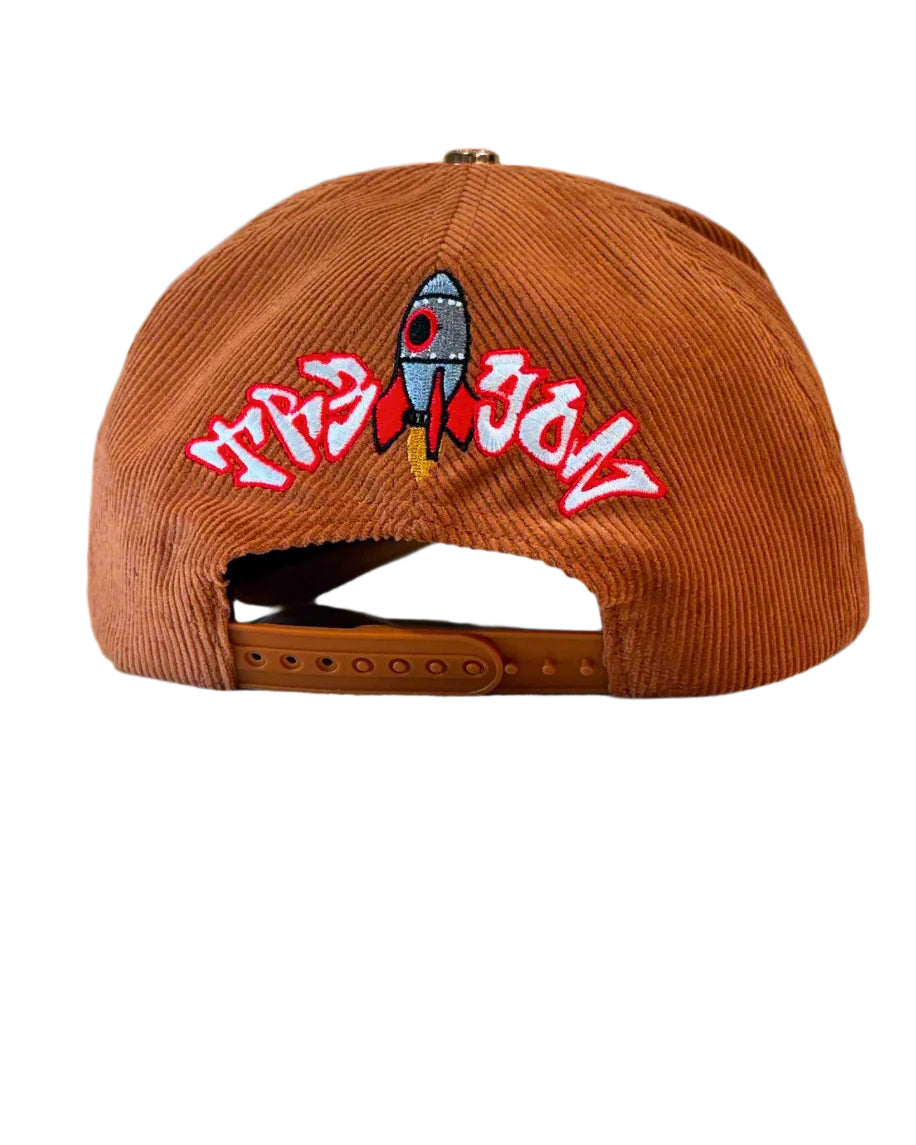 Tan TRӠYON Corduroy Trucker Hat (Unisex)