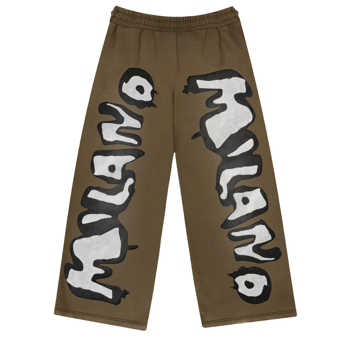 Olive Green MILANO Oversized Trousers (Unisex)