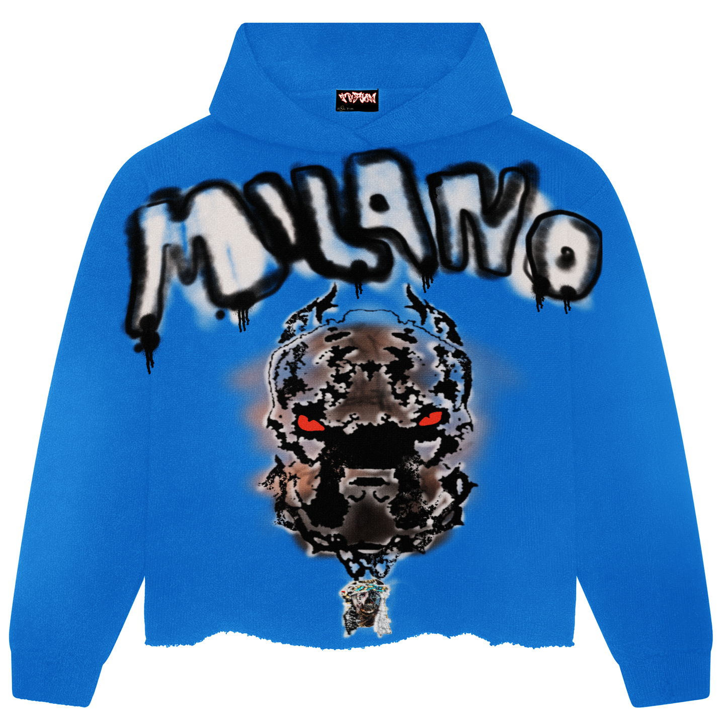 Blue MILANO Oversized Hoodie (Unisex)