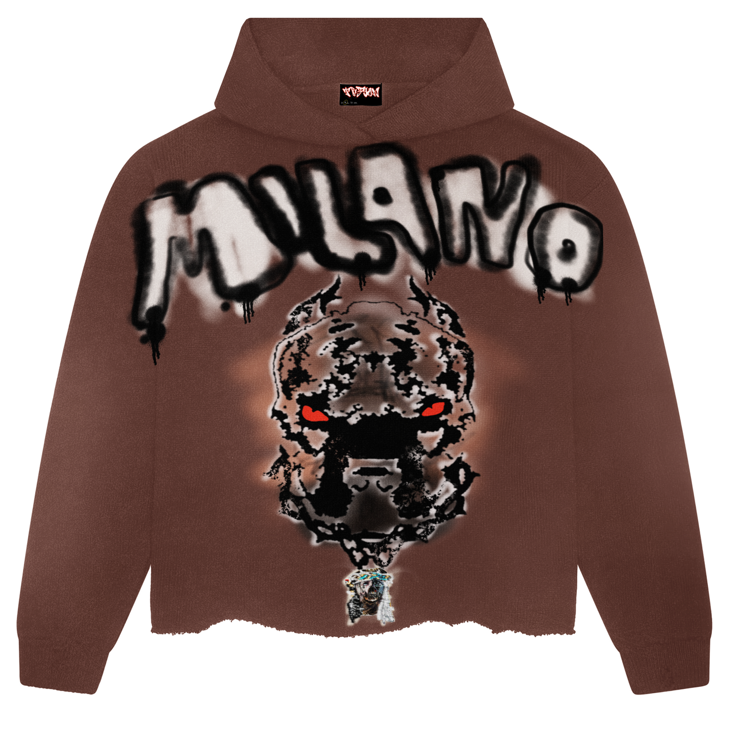 Brown MILANO Oversized Hoodie (Unisex)