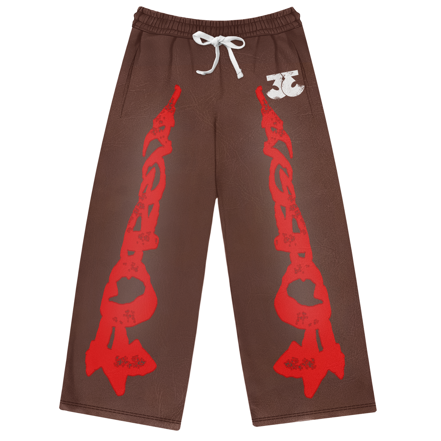 Brown TRӠYON Oversized Trousers (Unisex)