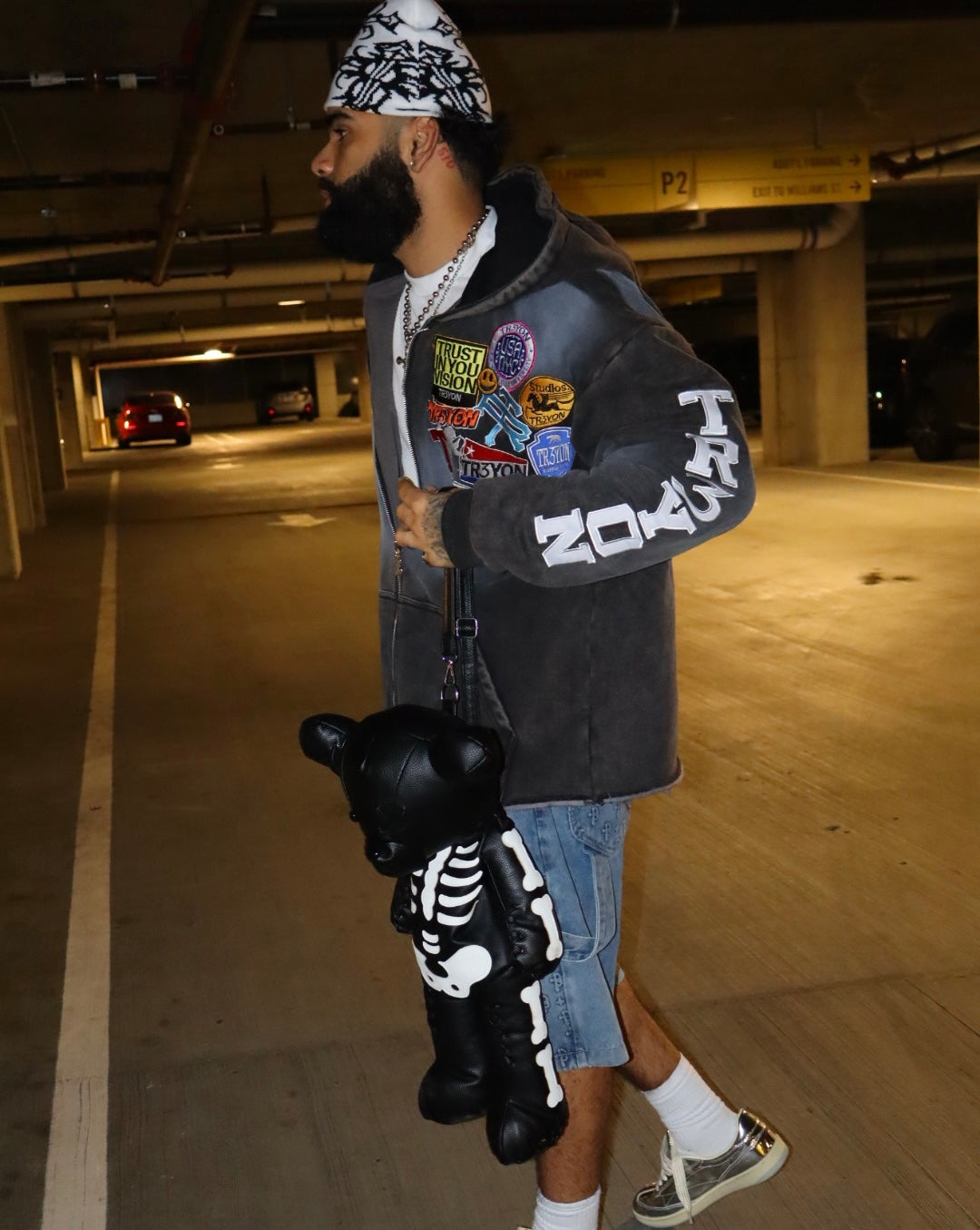 Gray "Patch" TRӠYON Jacket (Unisex)