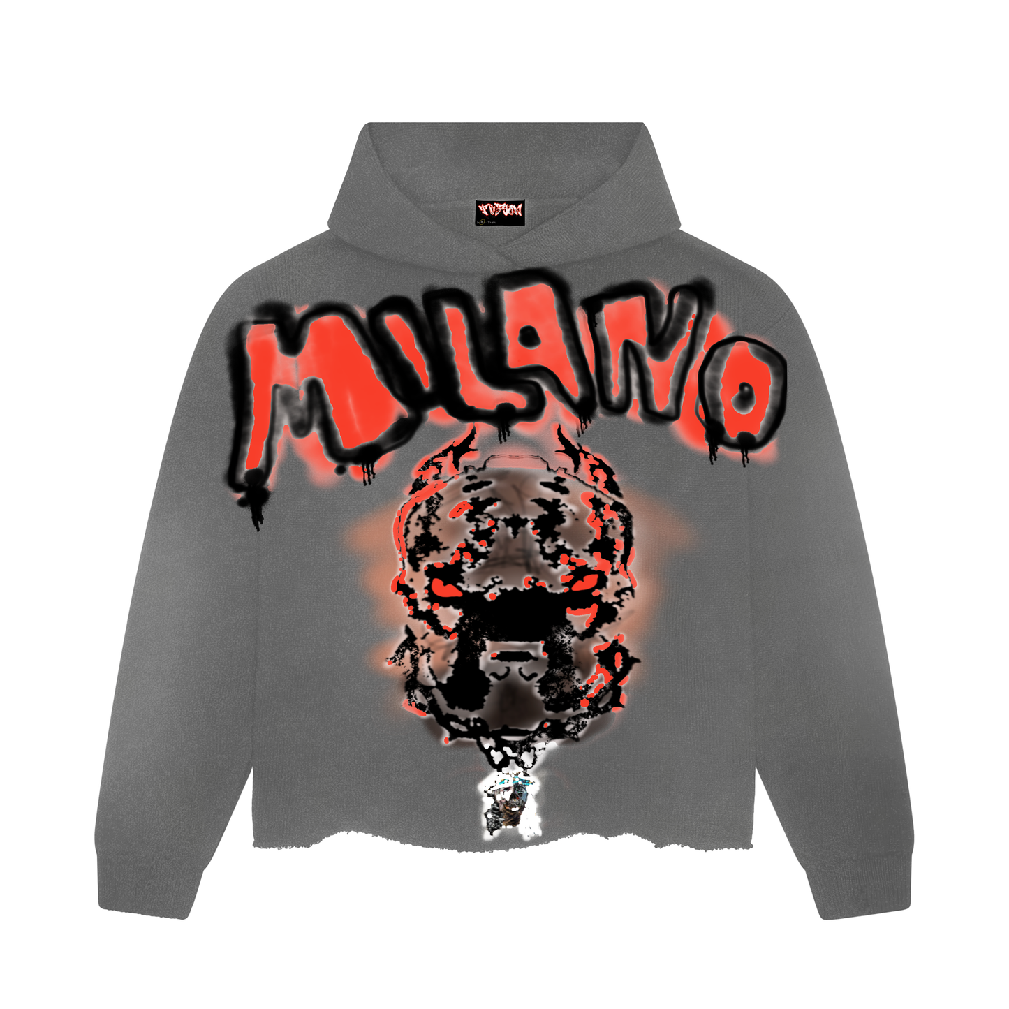 MILANO Oversized Hoodie - Concrete Reign