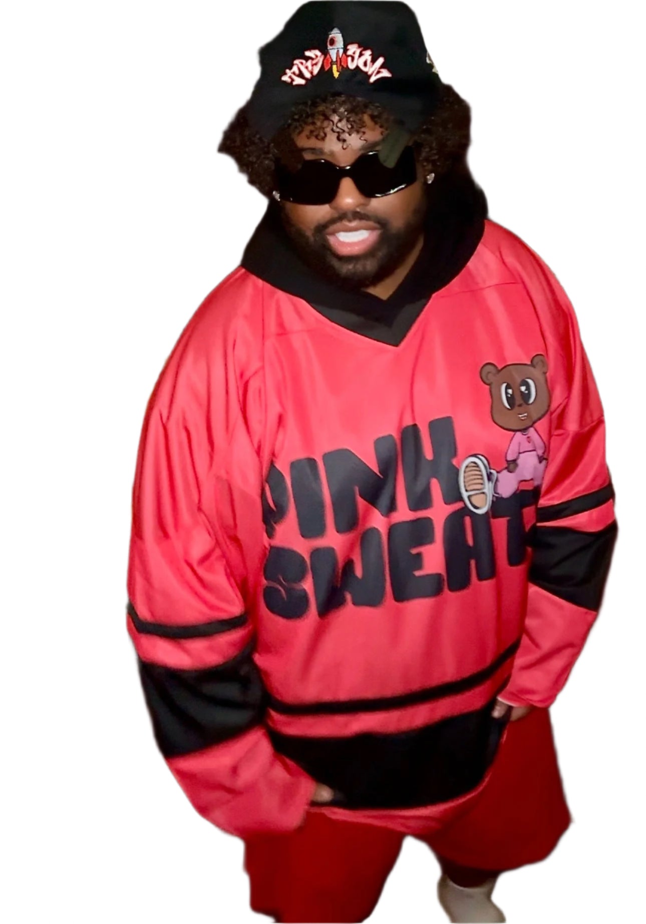 Black TRӠYON Corduroy Trucker Hat (Unisex)