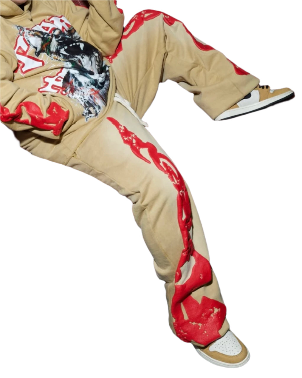 Tan TRӠYON Oversized Trousers (Unisex)