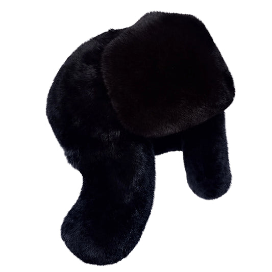 TRӠYON Chinchilla Ushanka - Nightfall Emperor