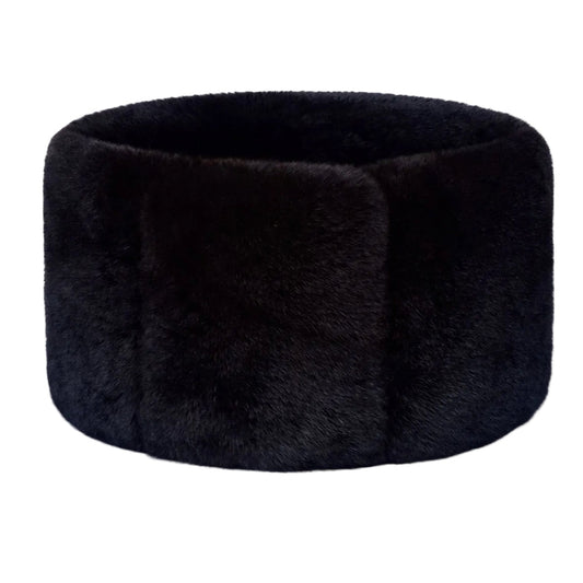 TRӠYON Chinchilla Ushanka - Midnight Emperor