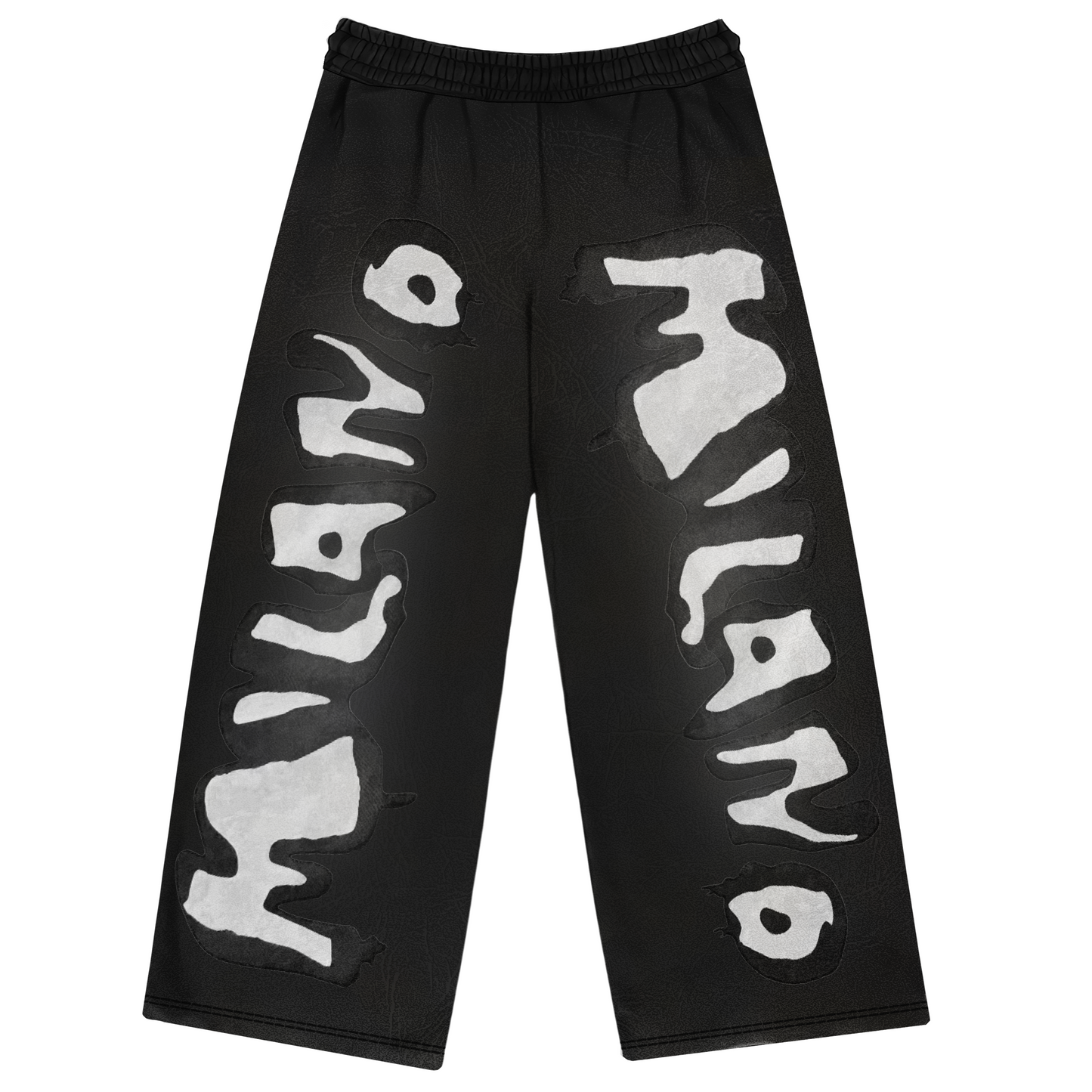 Black MILANO Oversized Trousers (Unisex)