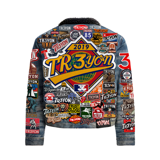 TRӠYON “World Series” Denim Jacket