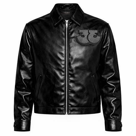 TRӠYON Leather Jacket - Onyx No. 02