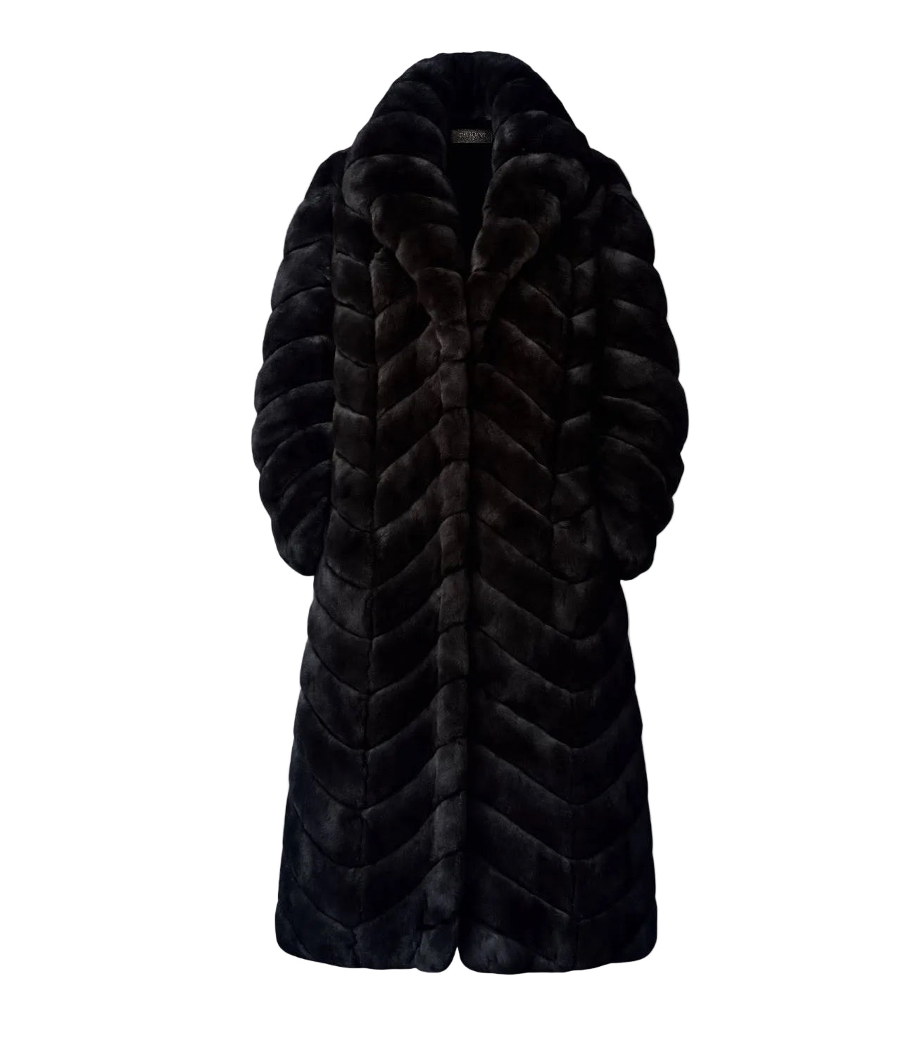 TRӠYON Chinchilla Coat - Midnight Panther