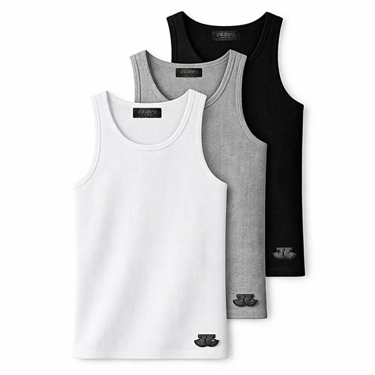 TRӠYON No. 01 Ribbed Tank - 3 Pack