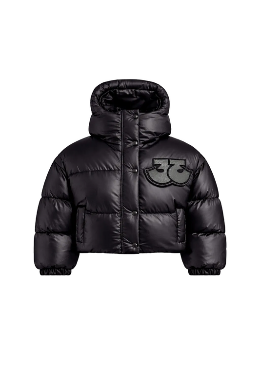 TRӠYON Cropped Puffer Jacket Femme - Black Label
