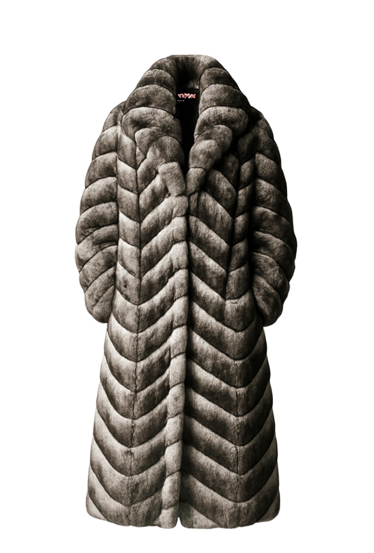 TRӠYON Chinchilla Fur Coat