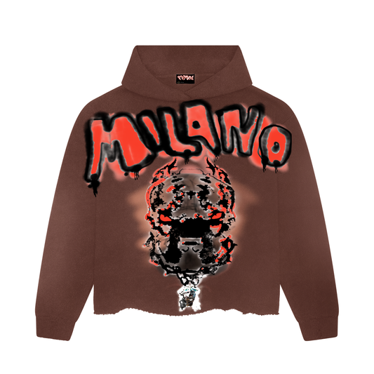 MILANO Oversized Hoodie - Bone Dust Brown