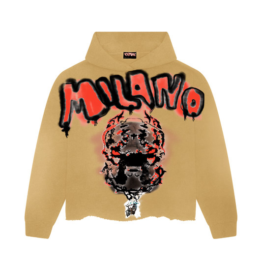 MILANO Oversized Hoodie - Camel Dust