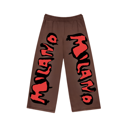 MILANO Oversized Trousers - Bone Dust Brown