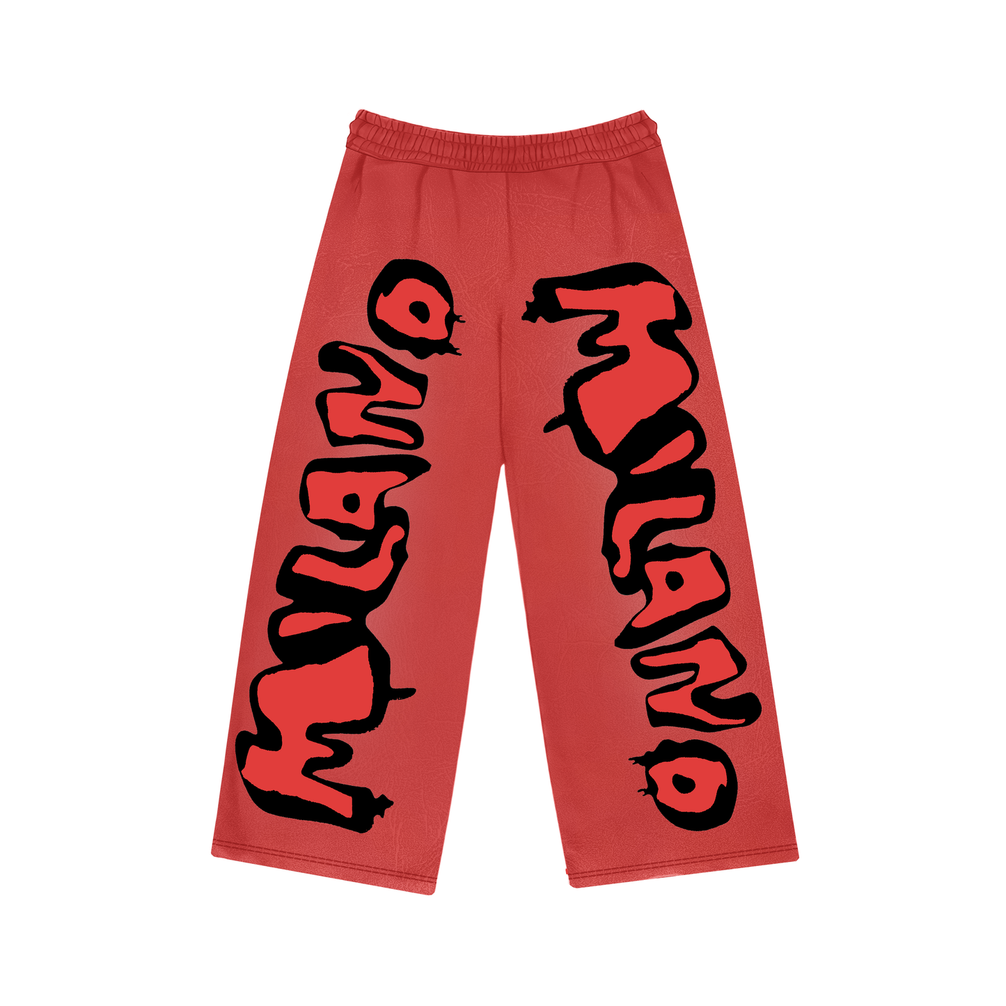 MILANO Oversized Trousers - Cardinal Flame