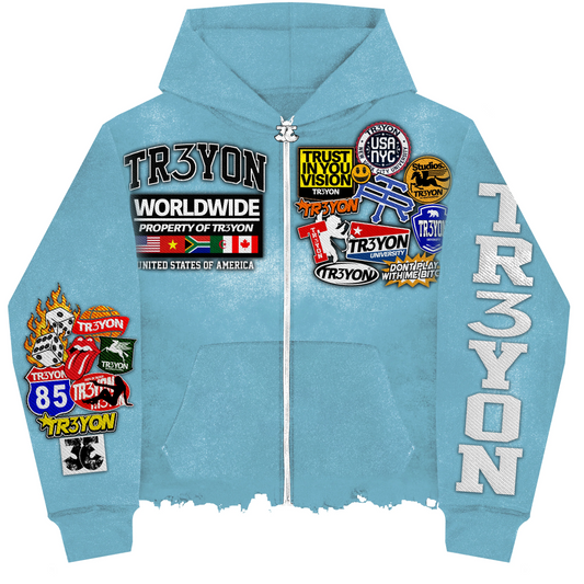 TRӠYON Patch Jacket - Frostbite Glacier